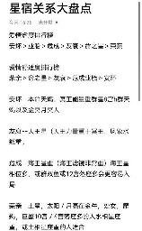 星宿关系查询，如何靠星宿关系查询发现潜在人脉？